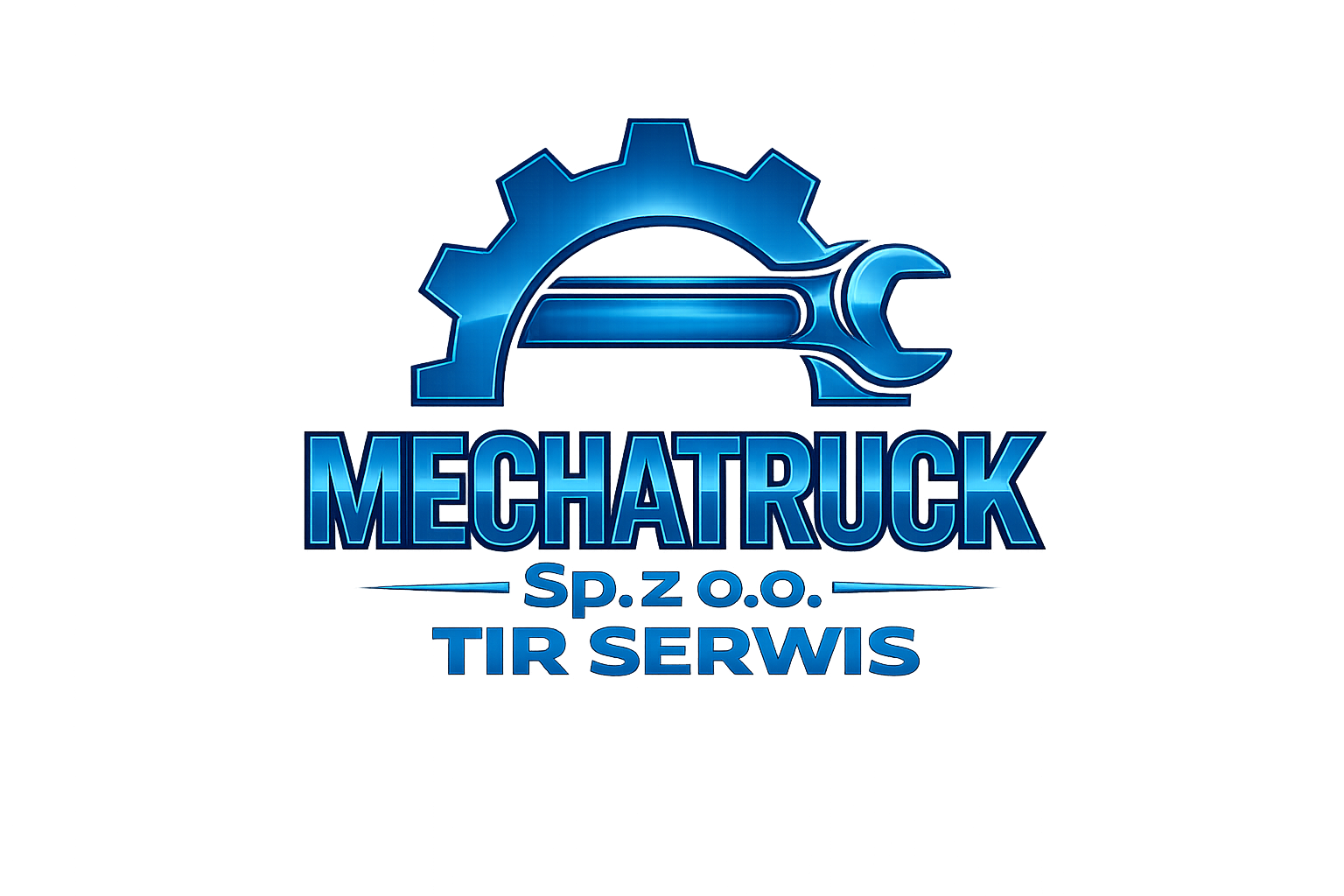 mecha truck logo mechatruck